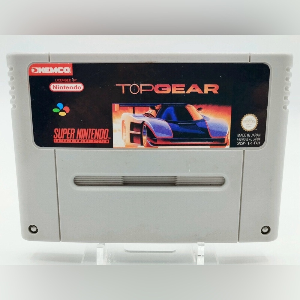 Top gear snes famicom cartridge